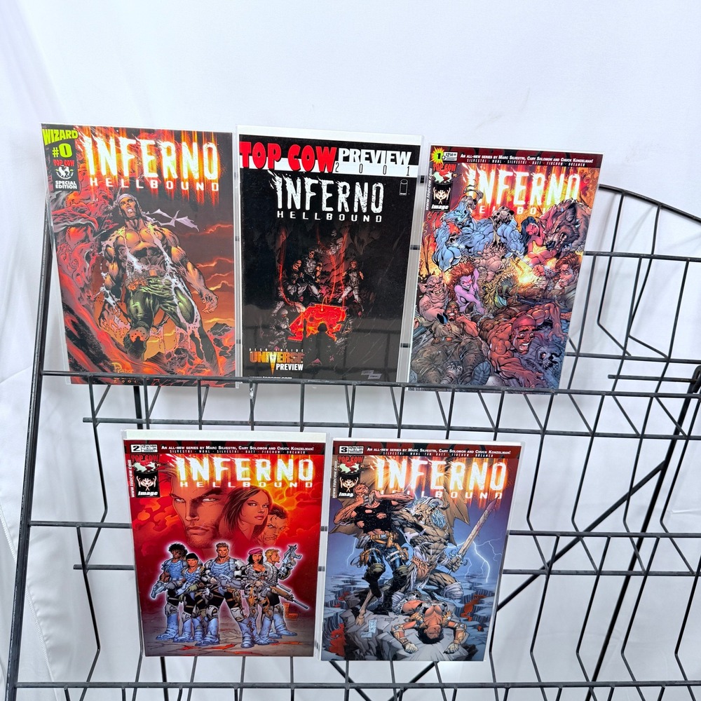 Inferno Hellbound Comic Lot‎ 0-3 + Preview Top Cow Image Marc Silvestri